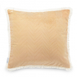 Dekoratiivne padi Restilo Clear, valge/oranž, 45 cm x 45 cm