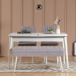 S&ouml;&ouml;gitoa komplekt Kalune Design Vina 0701 - 3, valge v./hall v.