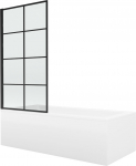 Vann seinaga, teisaldatav/nurgaga Mexen Cubik, 150 cm x 70 cm x 41.5 cm, ristk&uuml;lik, valge