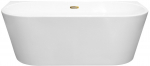 Vann, teisaldatav Besco Vica New, 80 cm x 170 cm x 60.5 cm, valge