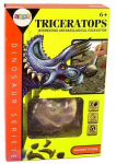 Kaevet&ouml;&ouml;de komplekt Lean Toys Dinosaurs Triceratops, pruun
