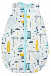 &Otilde;huke magamiskott beebile Ankras Town, valge/kollane/t&uuml;rkiissinine, 74 cm