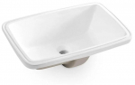 Vannitoa kraanikauss Bathco Torino 0051B, keraamiline, 51 cm x 32 cm x 18 cm, valge v.