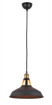 Valgusti rippuv AZzardo New Axel AZ1351, E27, 1 x 60 W, must v.
