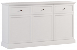 Kummut Gala Meble Lucca K3D3S, valge v., 86 cm x 39.5 cm x 149 cm