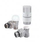 Radiaatori nurgaventiilide komplekt Carlo Poletti, kruvimine, 6 - 28 &deg;C