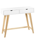 Konsoollaud Beliani Sully, valge v., 101 cm x 36 cm x 78 cm