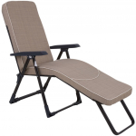 &Otilde;ue lamamistool Patio Modena H024-04PB, antratsiit v./beež v., 142 cm x 59 cm x 105 cm