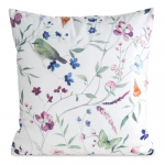 Dekoratiivpadjap&uuml;&uuml;r Mink 36, valge/roheline/violetne, 45 cm x 45 cm