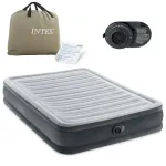 T&auml;ispuhutav madrats pumbaga Intex Dura-Beam Comfort Plush, hall v., 191 cm x 137 cm x 33 cm