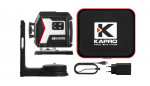 Ristlaseri lood Kapro 933G Nucleo Mini 3D, 360 &deg;, roheline