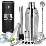 Baarmeni komplekt kokteilide jaoks Springos, h&otilde;be v., 0.750 l, 11 tk