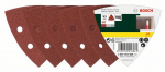 Lihvimisleht Bosch, 60, 9.3 cm x 9.3 cm, 25 tk