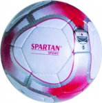 Jalgpallipall Spartan, 5 suurus, valge v./punane v./hall v.