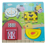 Puidust pusle, 2.5 cm, (v&auml;rv/disain valitakse juhuslikult)