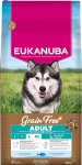 Kuiv koeratoit Eukanuba Adult Large, kalaliha, 12 kg