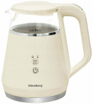 Elektriline veekeetja Klausberg KB 7893, 1 l, kreemjasvalge