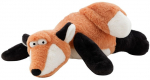 Pehme m&auml;nguasi rebane Lean Toys Rudy, must v./pruunikas v., 42 cm