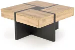 Kohvilaud Sevilla S, tamm v./must v., 80 cm x 80 cm x 43 cm