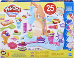Plastiliini komplekt, koos tarvikutega Hasbro Play-Doh Kitchen Creations Twirl N Serve Ice Cream, mitmev&auml;rviline, 454 g