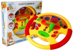 Interaktiivne m&auml;nguasi, kelgurool Lean Toys Intelligence, 27 cm, punane v./kollane v.