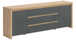 TV-kapp Larios, artisan oak/matera v., 40 cm x 190 cm x 71 cm