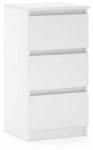 &Ouml;&ouml;kapp Simple, valge matt v., 78.5 cm x 40 cm x 39 cm