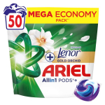 Pesukapslid Ariel All-in-1 PODS Touch Of Lenor Gold Orchid, 50 tk