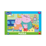Pusle Dino Peppa Big In Living Room 30138D, 19 cm x 29.5 cm, 15 tk, mitmev&auml;rviline
