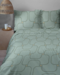 Voodipesukomplekt SJB-761, roheline v., 70 x 80 cm, 160 x 200 cm, 3 os.