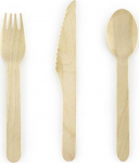 S&ouml;&ouml;giriistad Party Deco Woodland, 16 cm, 18 tk