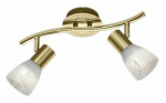 Valgusti lagi Trio Levisto 871010208, E14, 2 x 4.9 W, messing v/valge v.