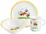 L&otilde;unaserviis Seltmann Weiden Bee, 0.25 l, portselan, valge v., 3 tk.