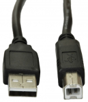 Juhe Akyga USB 2.0 A male, USB 2.0 B male, 3 m, must v.