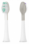Elektrilise hambaharja otsik Teesa TSA8012M, valge v./hall v., 2 tk