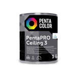 V&auml;rv Pentacolor PentaPro Ceiling 3, valge v., 1 l