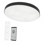 Valgusti plafoon Tope Boston, LED, 3000 - 6500 &deg;K, 2 x 36 W, must v.