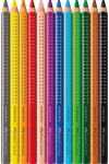 V&auml;rvipliiatsid Faber Castell Jumbo Grip, 12 tk