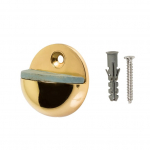 Uksestopper Haushalt DS013CC, 2.5 cm, &Oslash; 4.5 cm, kumm/teras, kollane v.