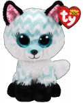 Pehme m&auml;nguasi Meteor Beanie Boos Atlas Aqua Fox, sinine v./valge v./must v., 24 cm