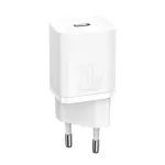 Telefoni laadija Baseus CCSUP-B02, USB-C, valge v., 20 W