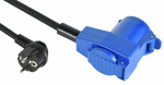 Pikendusjuhe Electraline, 3 x 1,5 mm&sup2;, 1.5 m, IP44, 2 pesa