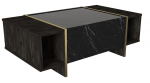 Kohvilaud Kalune Design Veyron, must v., 103.8 cm x 60 cm x 37.3 cm