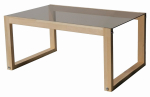 Kohvilaud Kalune Design Via, hele pruun v., 85 cm x 55 cm x 40 cm
