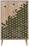 Kapp Kalune Design Multibox 121, pruun v./roheline v., 36 cm x 80 cm x 127 cm
