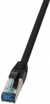 V&otilde;rgukaabel Logilink S/FTP Cat.6A CQ6105S RJ-45, RJ-45, 15 m, must v.