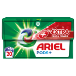 Pesukapslid Ariel extra clean, 20 tk