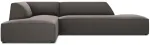 Nurgadiivan Micadoni Home Ruby Modular 4 Seats, tumehall v., vasak, 273 x 180 cm x 69 cm