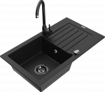 K&ouml;&ouml;givalamu Mexen Pablo 6510751010-77+670200-70+66911-70, graniit, 75 cm x 43 cm x 16.1 cm, must