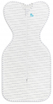 &Otilde;huke magamiskott beebile Love To Dream Swaddle Up Etap 1, valge v., 62 cm